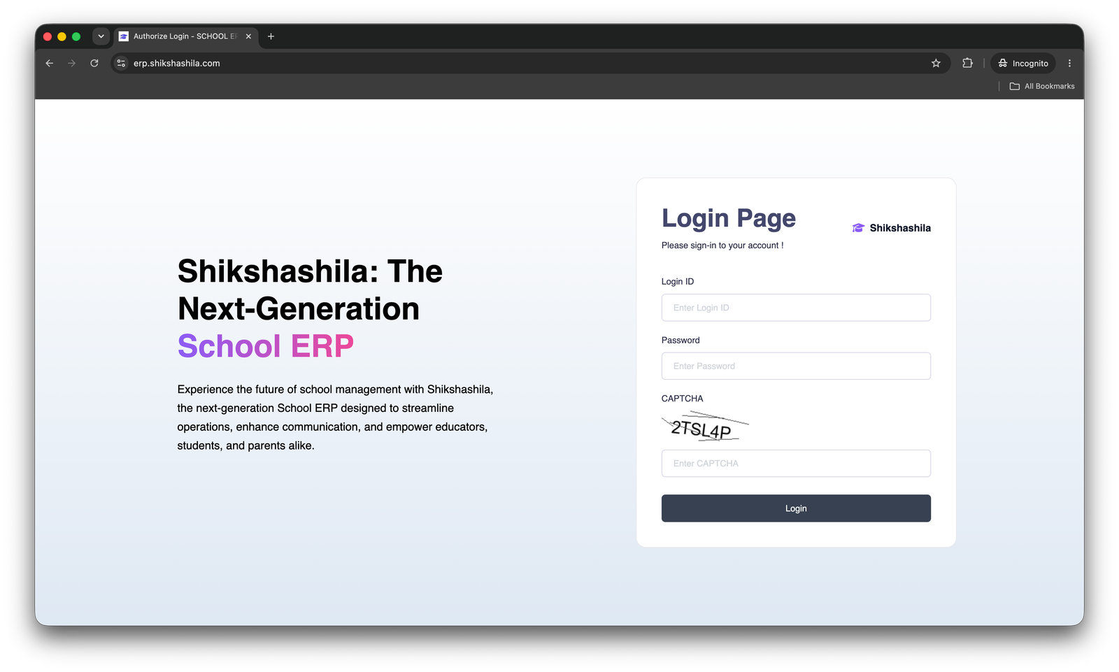 Desktop Login